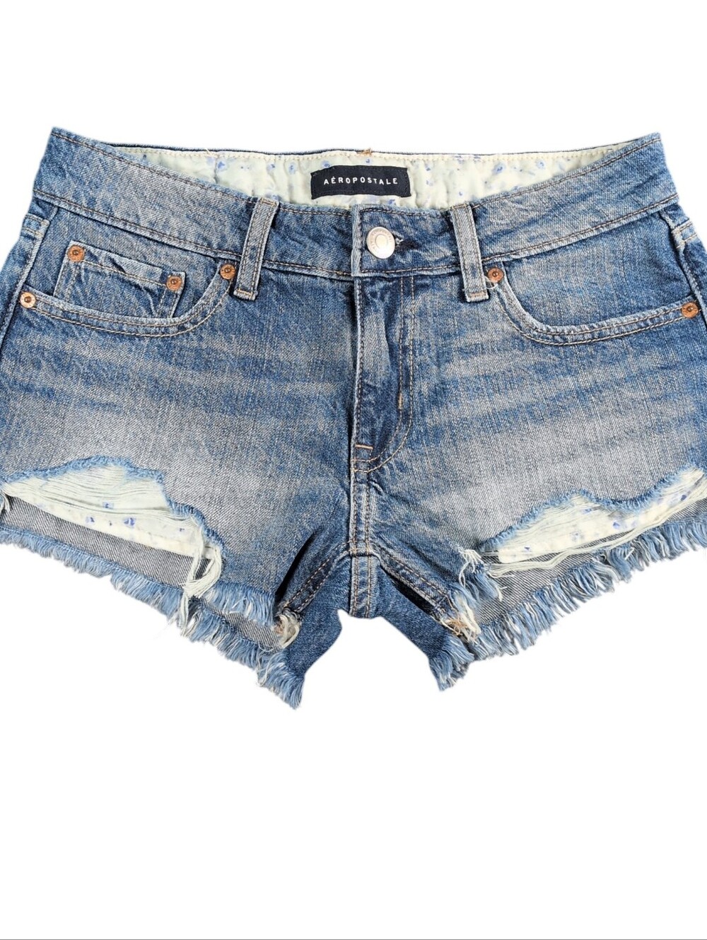 Aeropostale Vintage Low Rise Shorty denim shorts Size 2